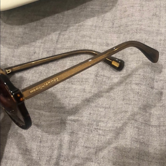 Marc Jacobs Tortoise Round Sunglasses - Picture 3 of 5